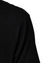 Dolce & Gabbana Black Musical Print Cotton Crew Neck T-shirt