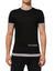 Dolce & Gabbana Black Cotton Logo Print Men Crew Neck T-shirt