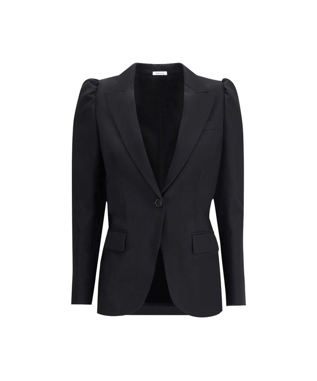 Alexander McQueen Black single-breasted jacket