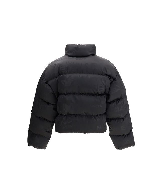 Balenciaga Cropped Puffer Jacket with logo motif