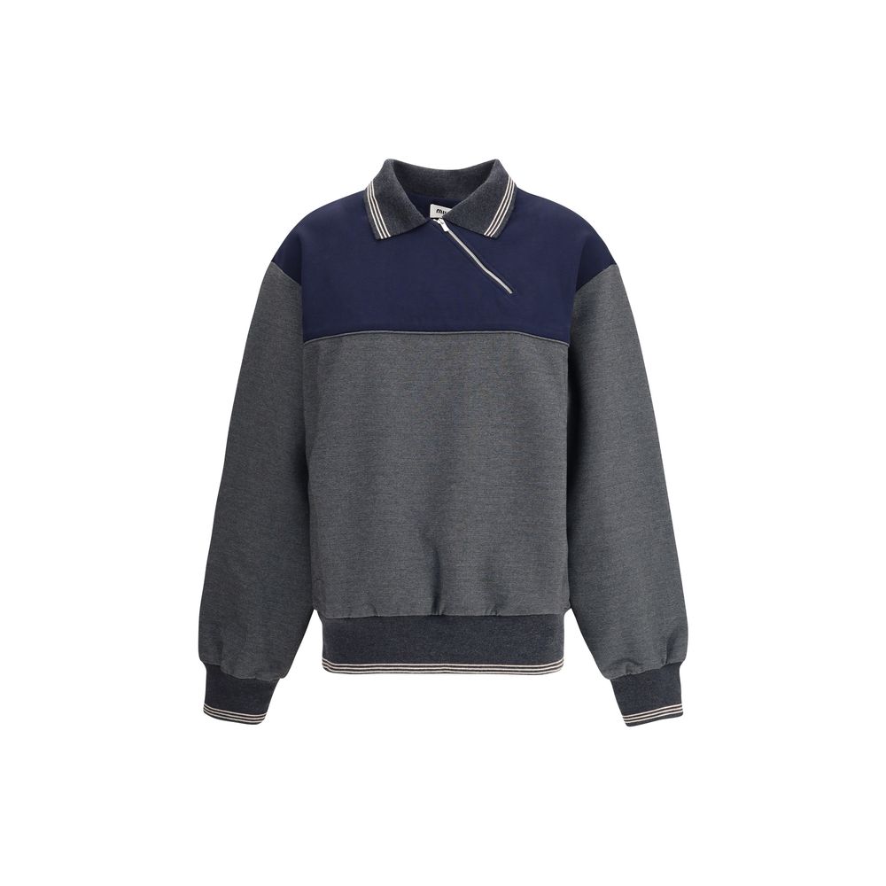 Miu Miu Zip polo Sweatshirt