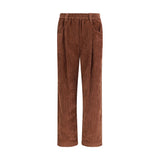 Brunello Cucinelli Brown Cotton Casual Pants