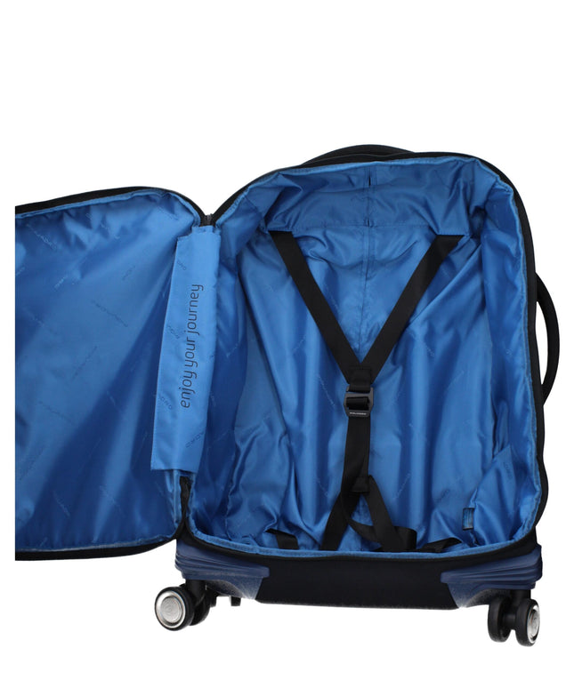 Piquadro Blue Fabric Luggage And Travel