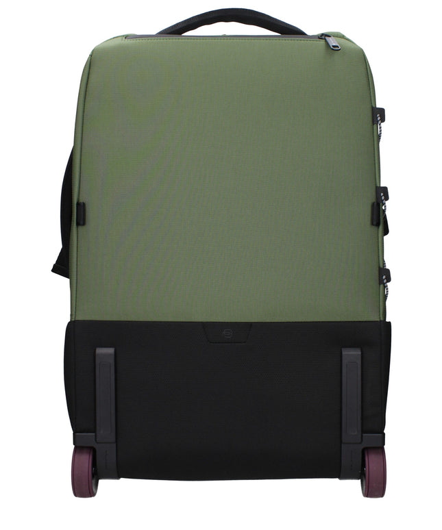 Piquadro Green Fabric Luggage And Travel