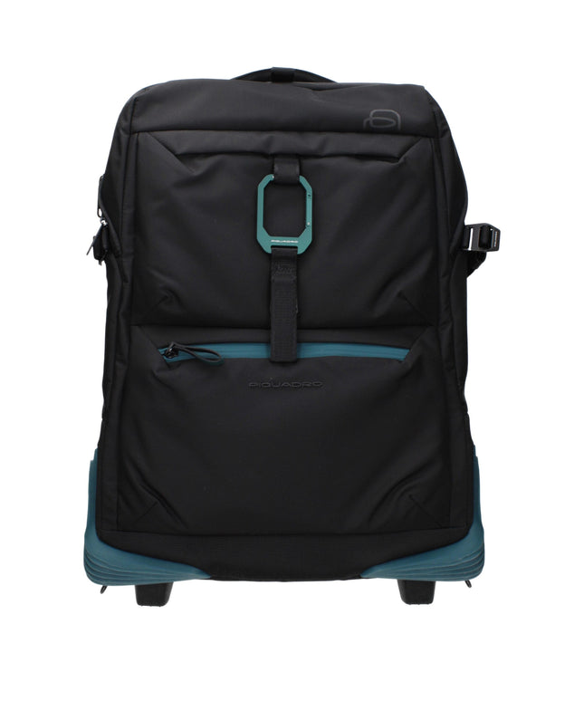 Piquadro Black Fabric Luggage And Travel