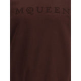 Alexander McQueen Brown Cotton Sweatshirt