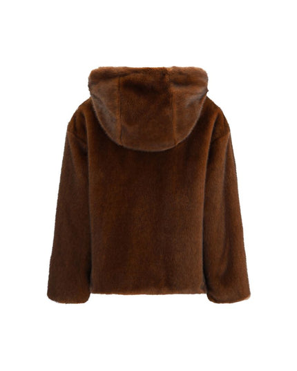 Herno Hooded Jacket in eco-fur