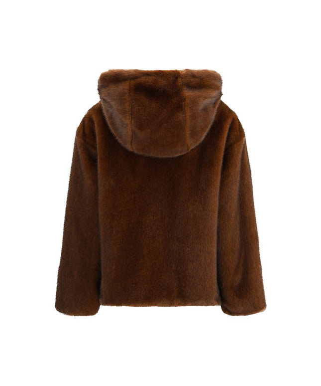 Herno Hooded Jacket in eco-fur