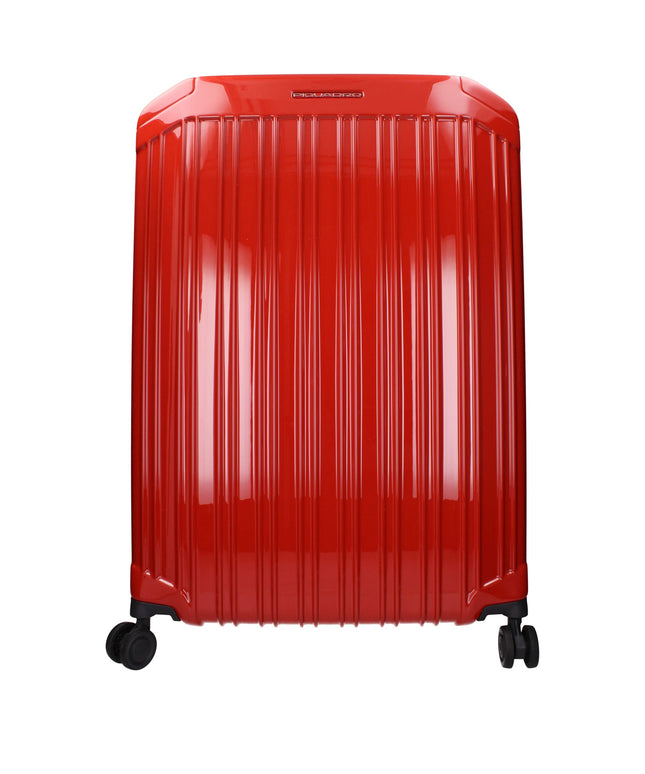 Piquadro Red Polycarbonate Luggage And Travel