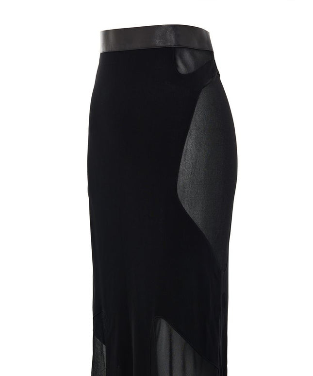 Tom Ford Black Viscose Skirt