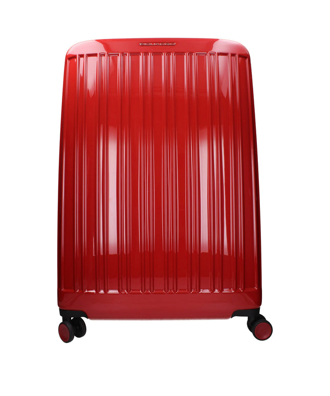 Piquadro Red Polycarbonate Luggage And Travel