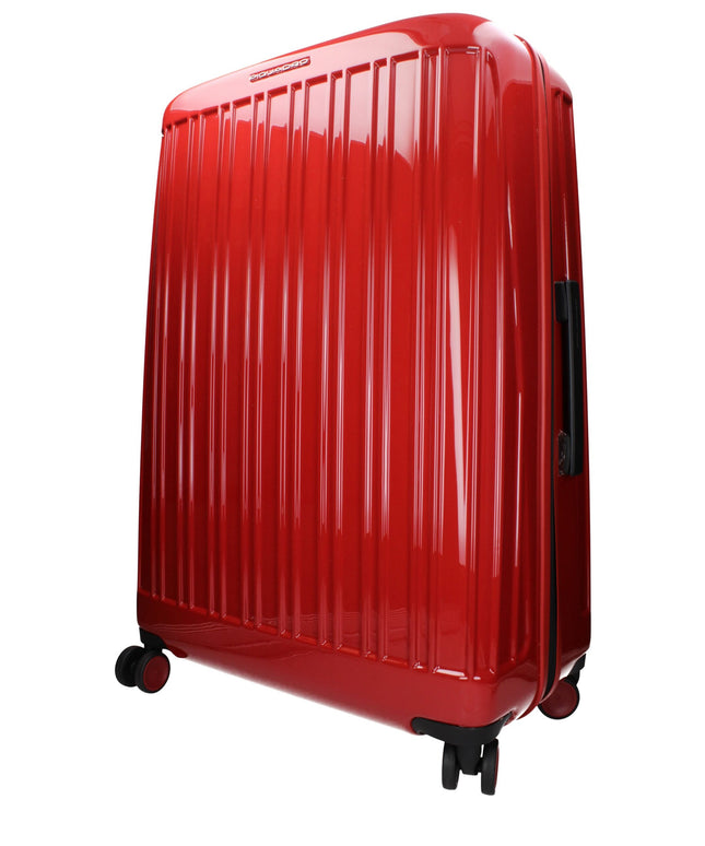 Piquadro Red Polycarbonate Luggage And Travel