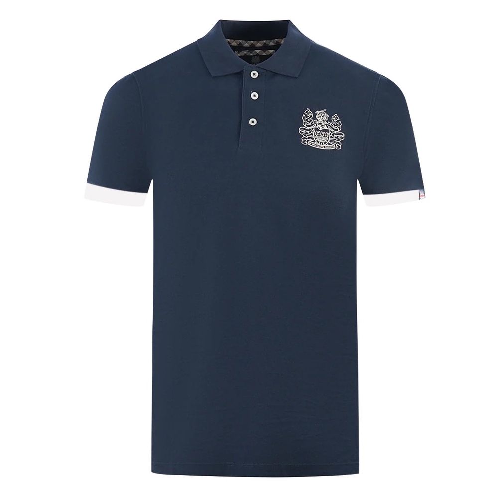 Aquascutum Aquascutum Blue Cotton Polo Shirt (Italian Size MEN: S, nan: nan, nan: nan)