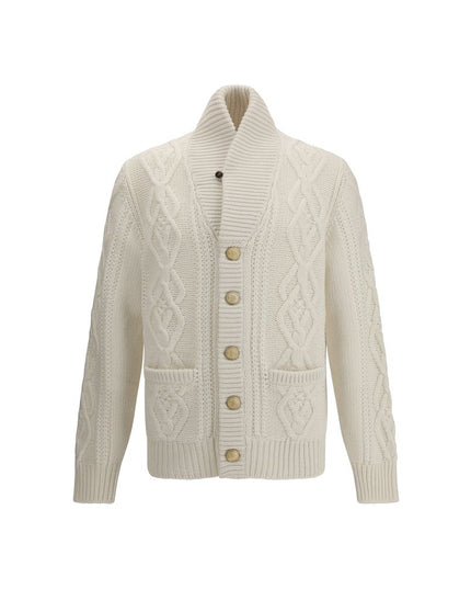 Brunello Cucinelli Cable-Knit Cashmere Cardigan