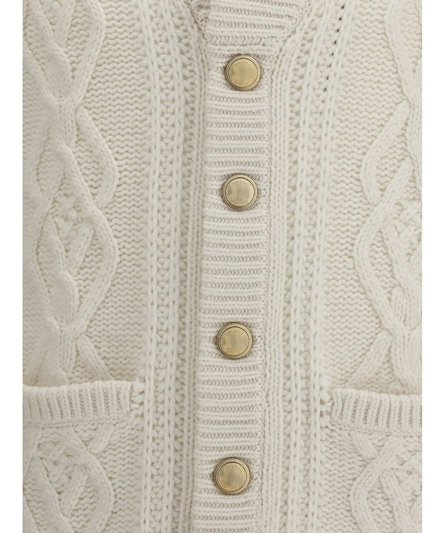 Brunello Cucinelli Cable-Knit Cashmere Cardigan