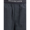 Alexander Wang Trousers with elastic waistband and contrasting jacquard logo