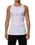Dolce & Gabbana White Cotton Chain Necklace Tank Top T-shirt