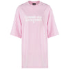 Comme Des Fuckdown Pink Cotton Dress