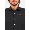 La Martina Blue Cotton Shirt