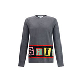Comme Des Garçons Gray Marabou Sweatshirt