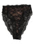 Dolce & Gabbana Black Floral Lace Mesh High Brief PantyUnderwear