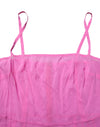 Dolce & Gabbana Pink Chemise Nylon Blend Sheer Lingerie Underwear