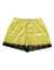 Dolce & Gabbana Yellow Satin Silk Mid Waist Underwear Shorts