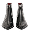 Dolce & Gabbana Black Calfskin Leather Men SHORT Boots Shoes