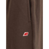 New Balance Brown Cotton Joggers (Workout Pants)