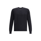 Fendi Black Fleece Wool Sweatshirt