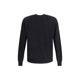 Fendi Black Fleece Wool Sweatshirt