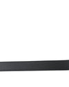 Dolce & Gabbana Black Leather Silver Metal Buckle Men Belt