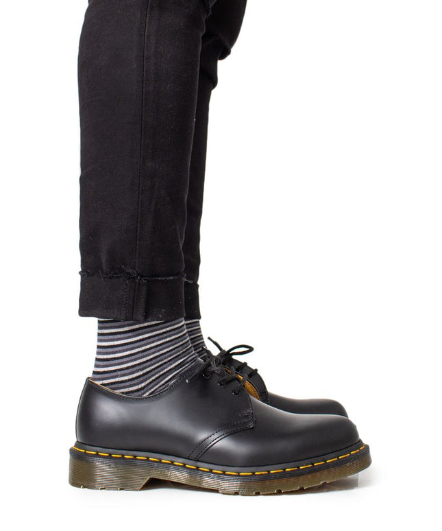 Dr. Martens Black Leather Oxfords And Derby