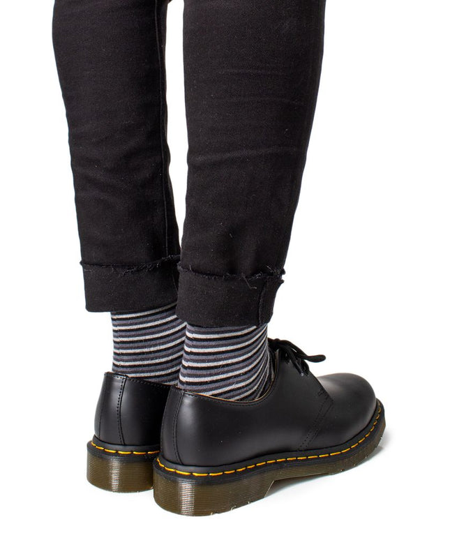 Dr. Martens Black Leather Oxfords And Derby