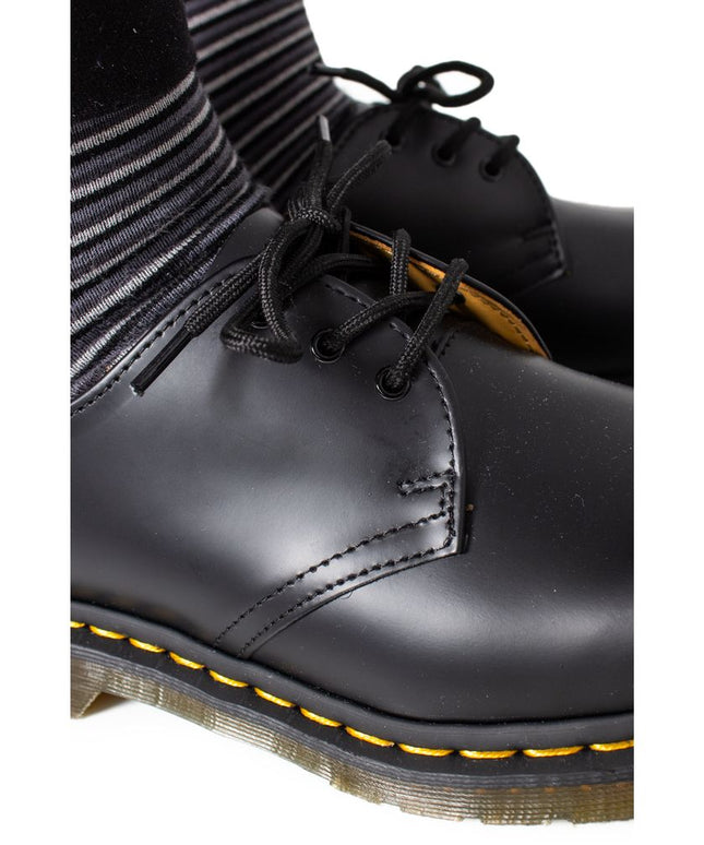 Dr. Martens Black Leather Oxfords And Derby