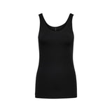 Only Black Cotton Tank Top