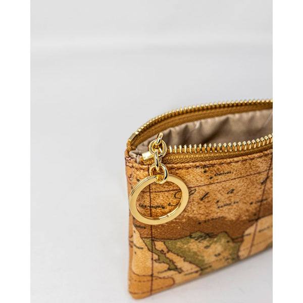 Alviero Martini Prima Classe Beige Leather Clutch Bag