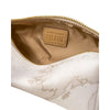 Alviero Martini Prima Classe White Cotton Clutch Bag