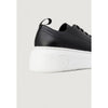 Armani Exchange Black Artificial Leather Sneaker