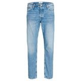 Jack Jones Blue Cotton Relaxed Fit Jeans