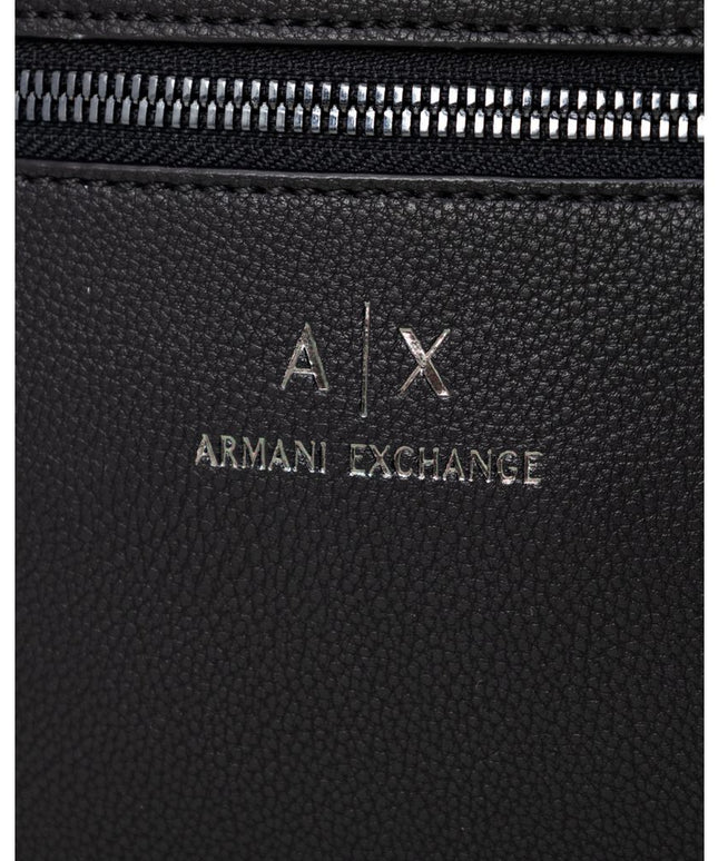 Armani Exchange Black Polyester Messenger Bag
