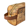 Alviero Martini Prima Classe Beige Cotton Clutch Bag