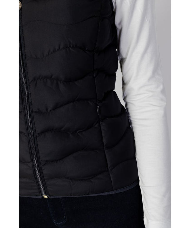EA7 Emporio Armani Black Polyester Sleveless Jacket