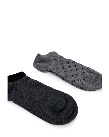 Calvin Klein Gray Elastane Sock