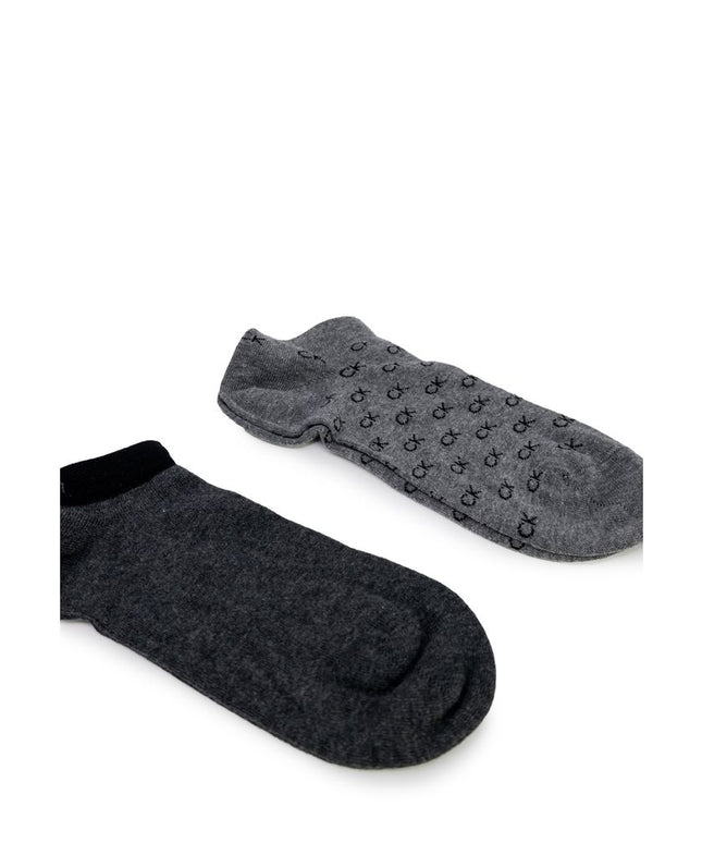 Calvin Klein Gray Elastane Sock