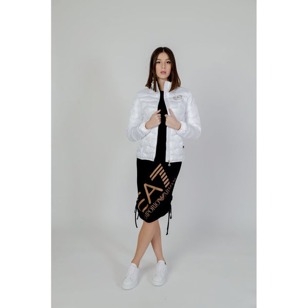 EA7 Emporio Armani White Polyester Jackets & Coat