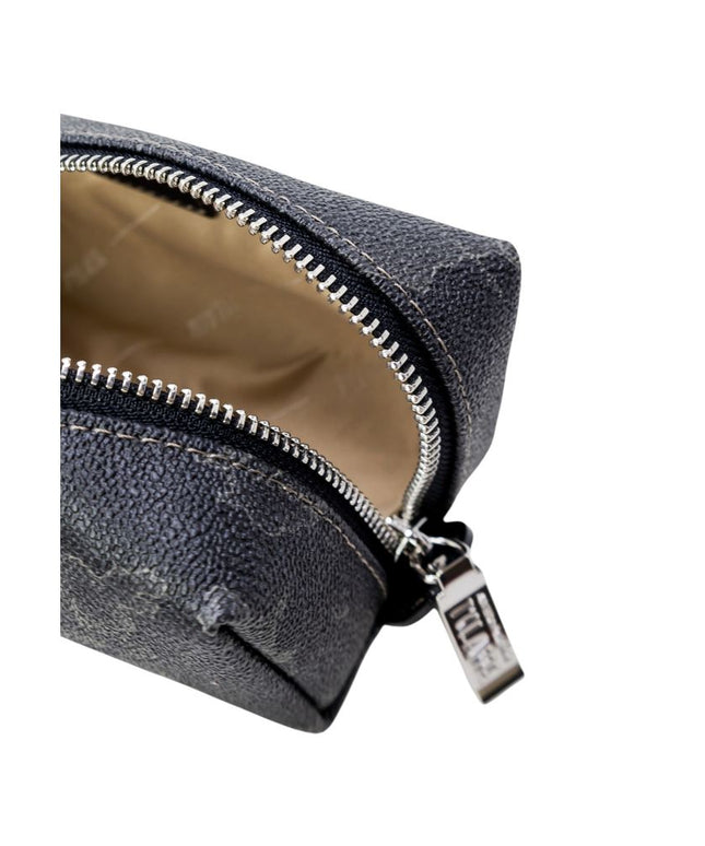Alviero Martini Prima Classe Black Cotton Clutch Bag