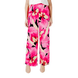 Only Pink Viscose Casual Pants