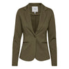 ICHI Green Polyester Blazer