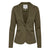 ICHI Green Polyester Blazer